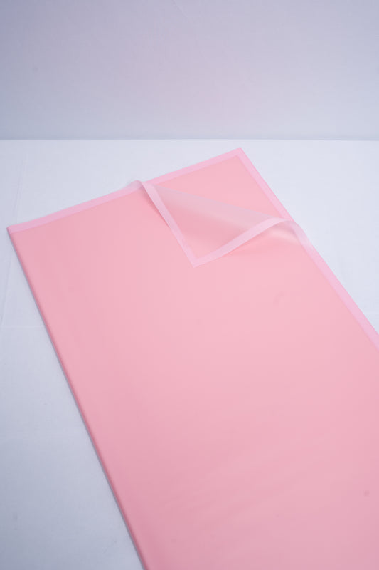 Pink Trim Transparent Paper