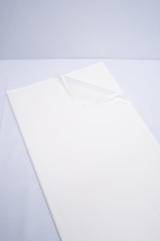 White Trim Transparent Paper