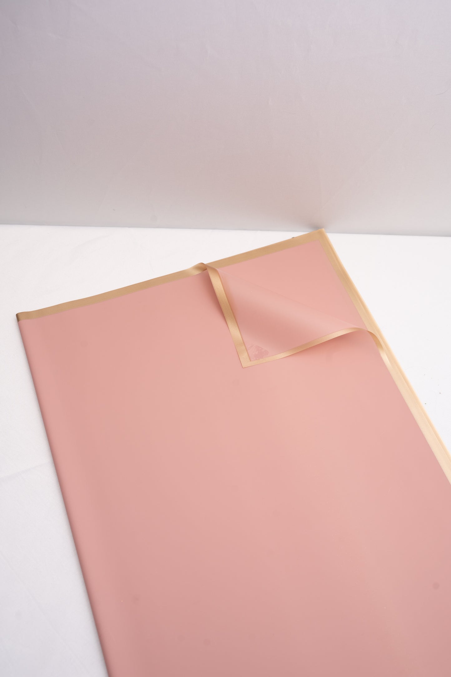 Mauve and Gold Trim Paper